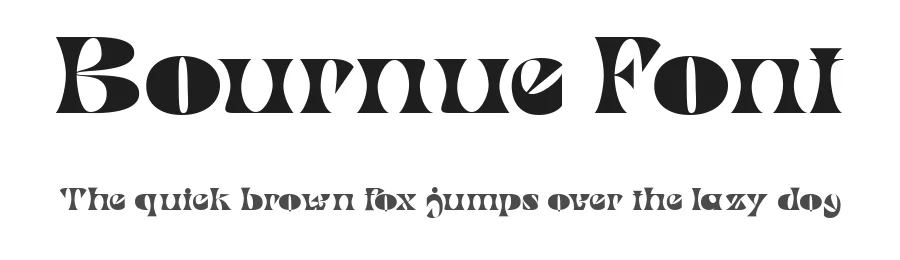 Bournue Font by Muksalcreative — Serif Font