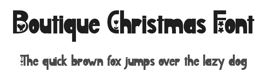 Boutique Christmas Font by Selvia Design — Display Font