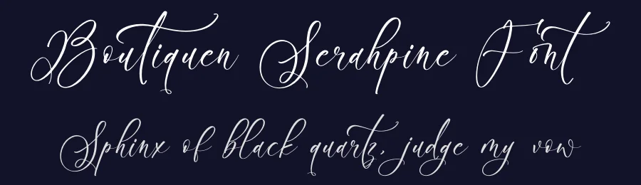 Boutiquen Serahpine Font by letterenastudios — Script Handwritten Font — thumbnail 2