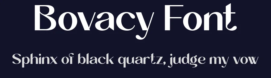 Bovacy Font by Say Studio — Sans Serif Font — thumbnail 2