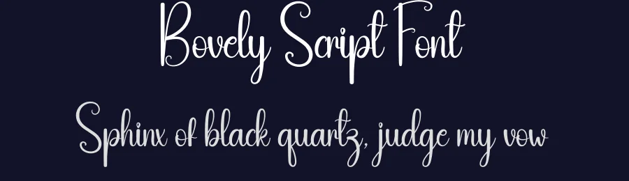 Bovely Script Font by andikastudio — Script Handwritten Font — thumbnail 2
