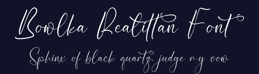 Bowlka Realittan Font by letterfabric — Script Handwritten Font — thumbnail 2