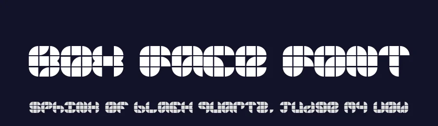 Box Face Font by Tension Type — Display Font — thumbnail 2