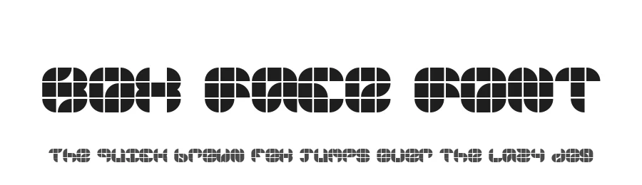 Box Face Font by Tension Type — Display Font