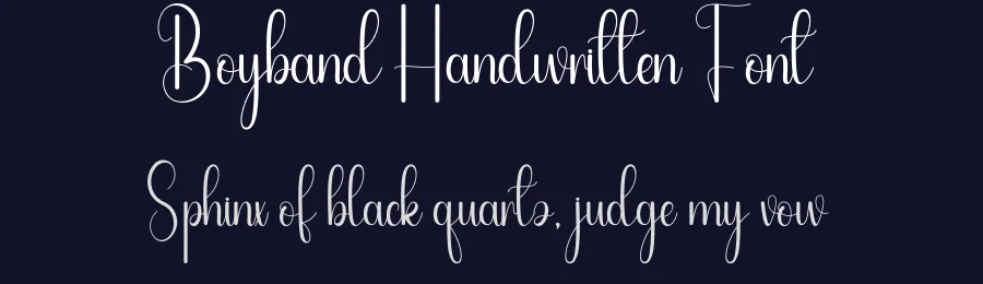 Boyband Handwritten Font by andikastudio — Script Handwritten Font — thumbnail 2