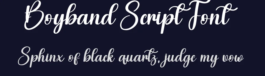 Boyband Script Font by creativeletter — Script Handwritten Font — thumbnail 2