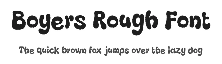 Boyers Rough Font by craftsupplyco — Display Font