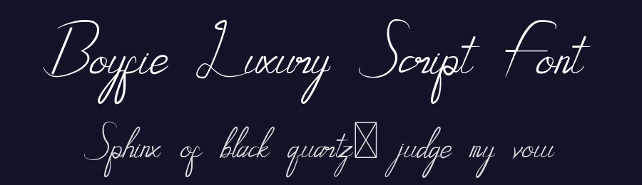 Boyfie Luxury Script Font by edricstudio — Script Handwritten Font — thumbnail 2