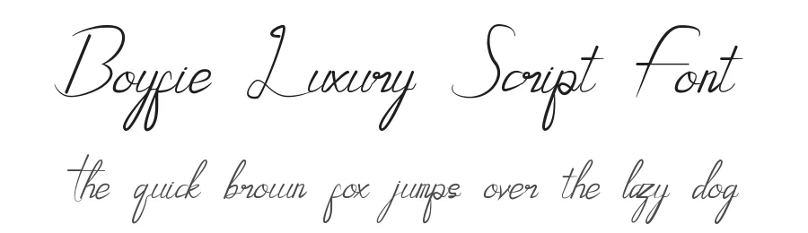 Boyfie Luxury Script Font by edricstudio — Script Handwritten Font