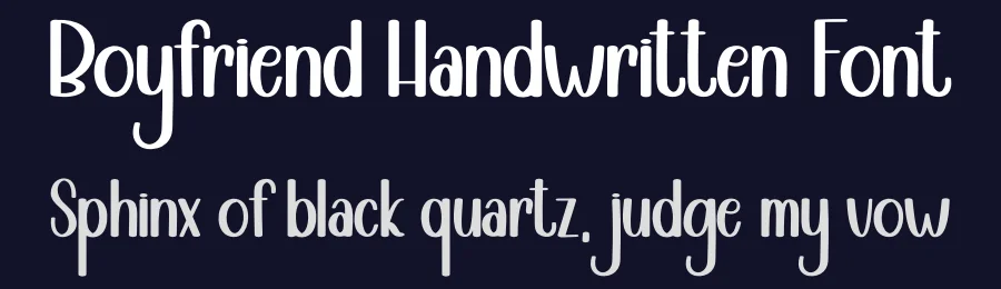 Boyfriend Handwritten Font by andikastudio — Display Font — thumbnail 2