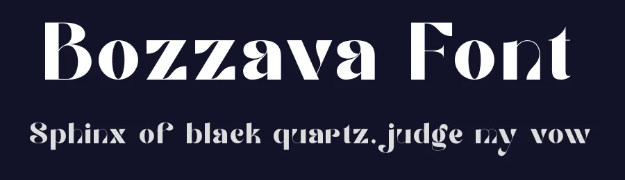 Bozzava Font by ErmediaStudio — Serif Font — thumbnail 2