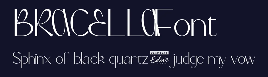 Bracella Font by edricstudio — Display Font — thumbnail 2