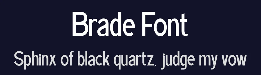 Brade Font by illushvara — Sans Serif Font — thumbnail 2
