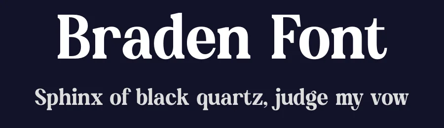 Braden Font by letterenastudios — Serif Font — thumbnail 2