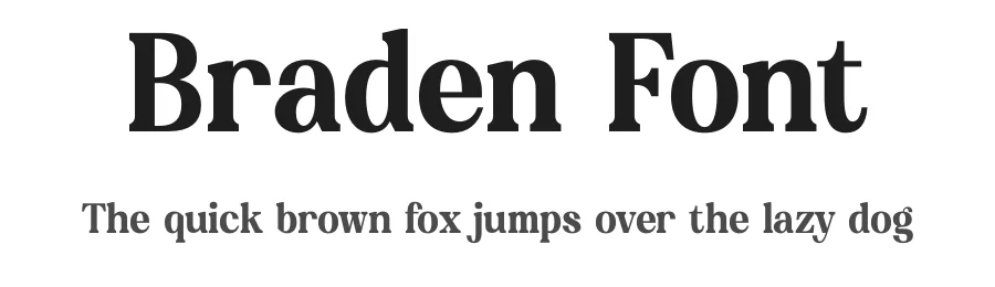 Braden Font by letterenastudios — Serif Font