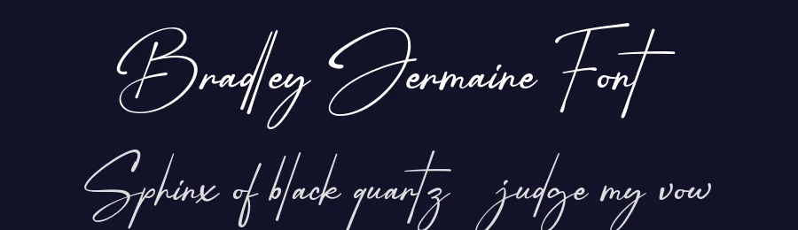 Bradley Jermaine Font by grezlinestudio — Serif Font — thumbnail 2