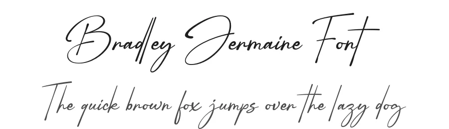 Bradley Jermaine Font by grezlinestudio — Serif Font