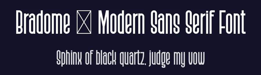 Bradome – Modern Sans Serif Font by ErmediaStudio — Decorative Font — thumbnail 2