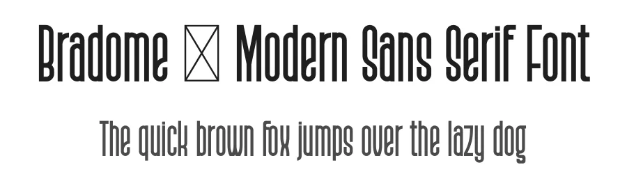 Bradome – Modern Sans Serif Font by ErmediaStudio — Decorative Font