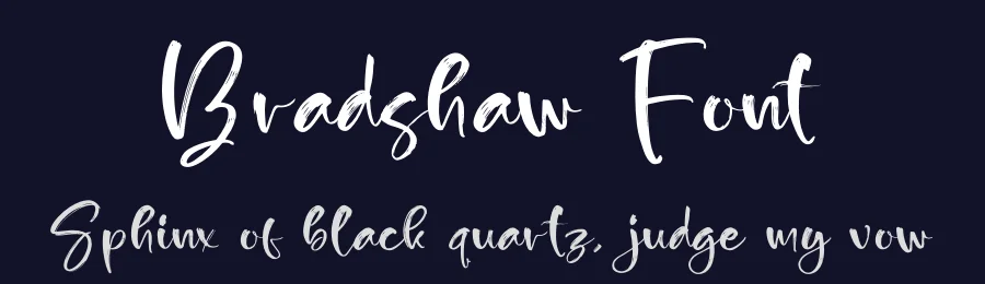Bradshaw Font by glorytype — Script Handwritten Font — thumbnail 2