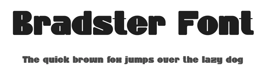 Bradster Font by Pinisi ART — Sans Serif Font