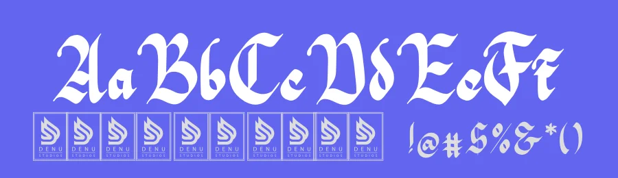 Braffyon Typeface by Denustudios — Blackletter Font — thumbnail 3