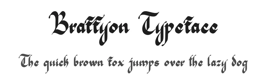 Braffyon Typeface by Denustudios — Blackletter Font