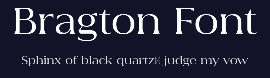 Bragton Font by Zafara — Decorative Font — thumbnail 2