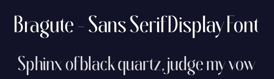 Bragute – Sans Serif Display Font by timelesstype.co — Display Font — thumbnail 2