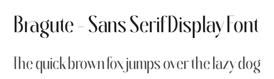 Bragute – Sans Serif Display Font by timelesstype.co — Display Font