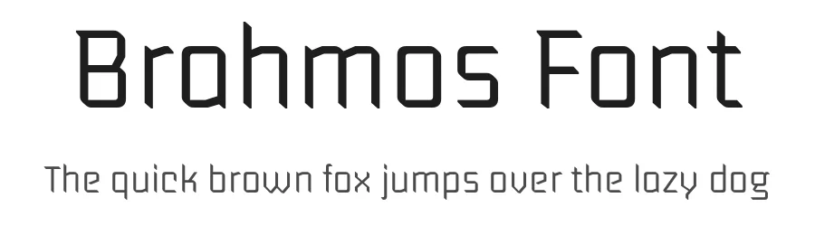 Brahmos Font by Satya Rajpurohit — Display Font