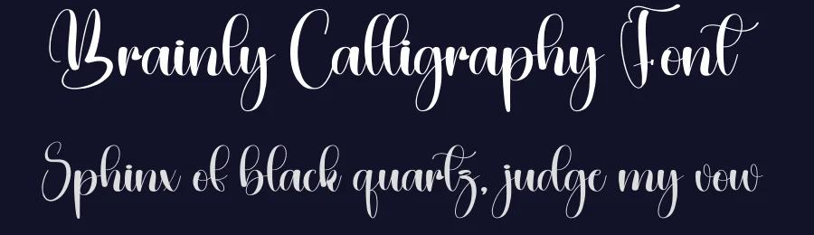 Brainly Calligraphy Font by creativeletter — Script Handwritten Font — thumbnail 2
