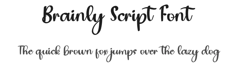 Brainly Script Font by inermediaSTUDIO — Script Handwritten Font