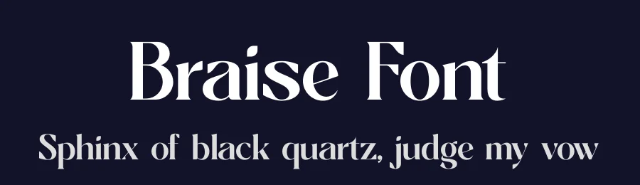 Braise Font by timelesstype.co — Display Font — thumbnail 2