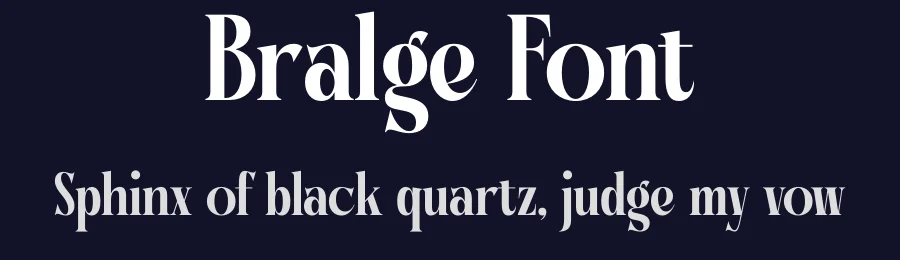 Bralge Font by timelesstype.co — Display Font — thumbnail 2