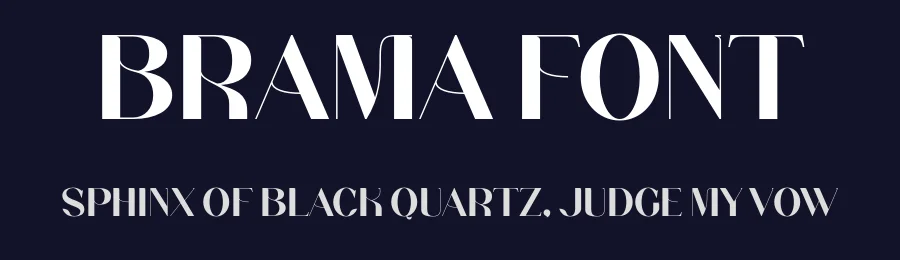 Brama Font by Aqeel_Art — Sans Serif Font — thumbnail 2