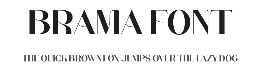 Brama Font by Aqeel_Art — Sans Serif Font
