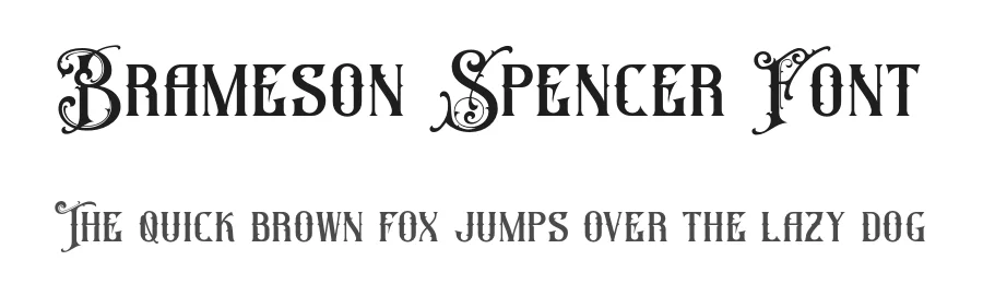 Brameson Spencer Font by grezlinestudio — Decorative Font