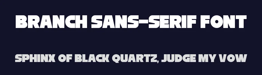 Branch Sans-Serif Font by Almairatype — Display Font — thumbnail 2