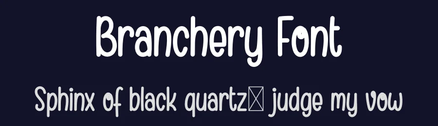 Branchery Font by Zafara — Decorative Font — thumbnail 2