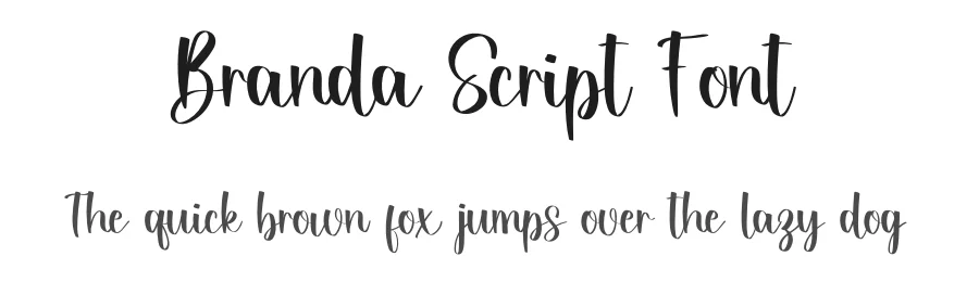 Branda Script Font by inermediaSTUDIO — Script Handwritten Font