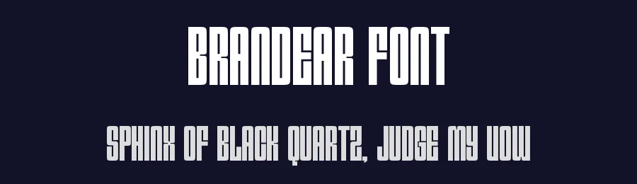 Brandear Font by Funtype — Decorative Font — thumbnail 2