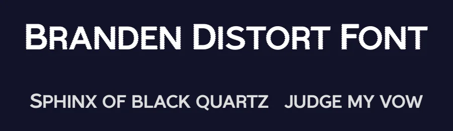 Branden Distort Font by craftsupplyco — Script Handwritten Font — thumbnail 2