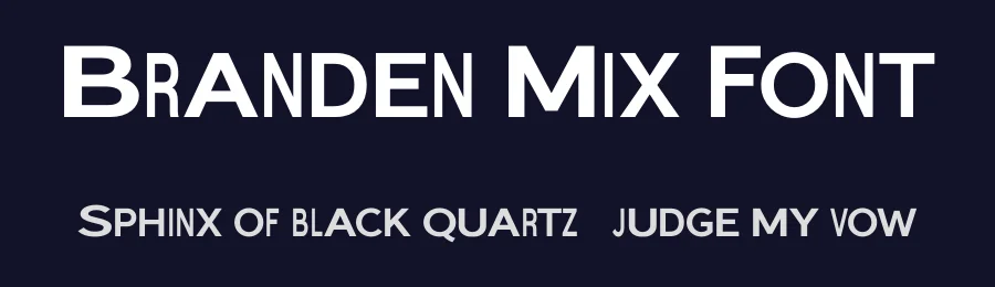 Branden Mix Font by craftsupplyco — Display Font — thumbnail 2