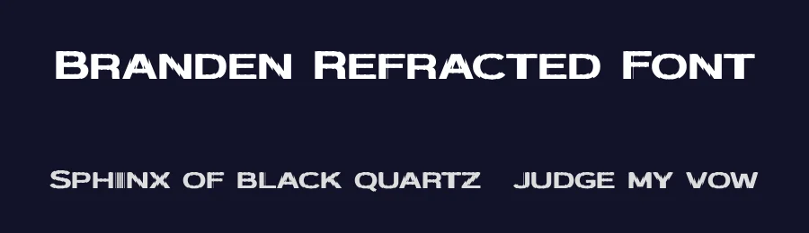 Branden Refracted Font by craftsupplyco — Script Handwritten Font — thumbnail 2