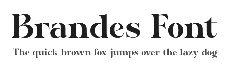Brandes Font by Zafiratype — Serif Font