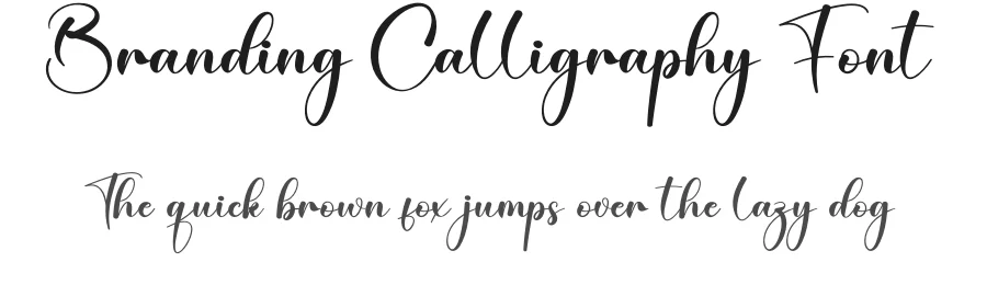 Branding Calligraphy Font by creativeletter — Script Handwritten Font