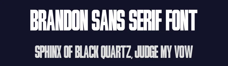 Brandon Sans Serif Font by Funtype — Decorative Font — thumbnail 2