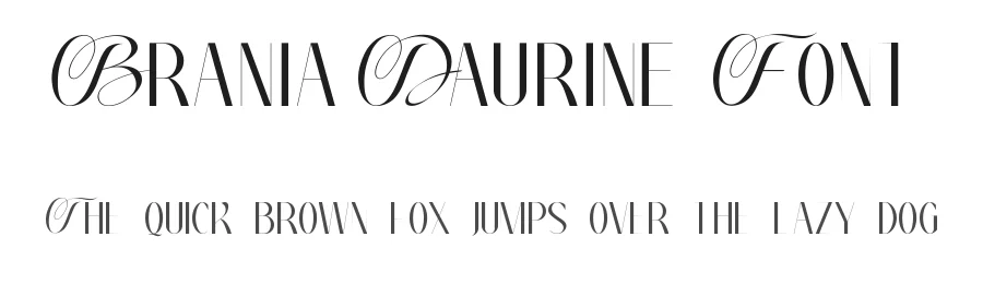 Brania Daurine Font by nihstudio — Script Handwritten Font