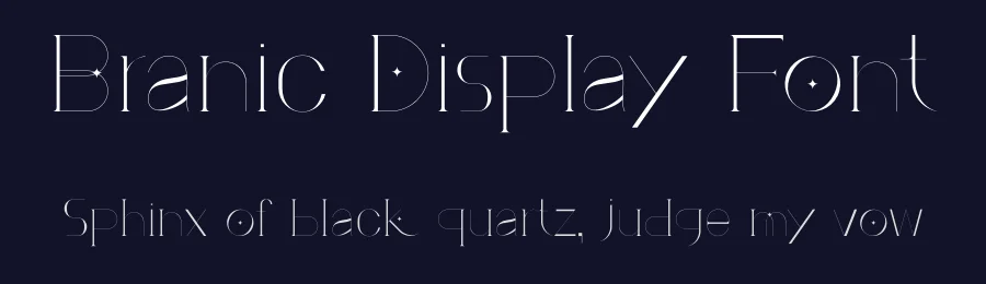 Branic Display Font by Omar Alguayyaid — Sans Serif Font — thumbnail 2